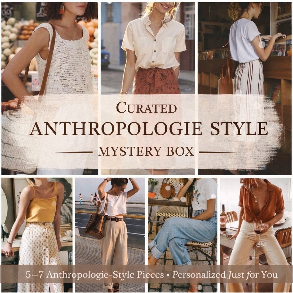 Curated Anthropologie Free People Style Mystery Box | Boho Capsule Wardrobe